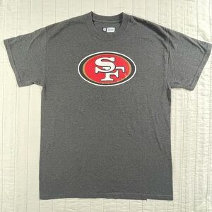 Team Apparel Gray San Francisco 49ers T-Shirt Medium